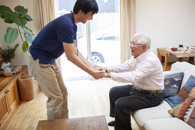 介護をする人