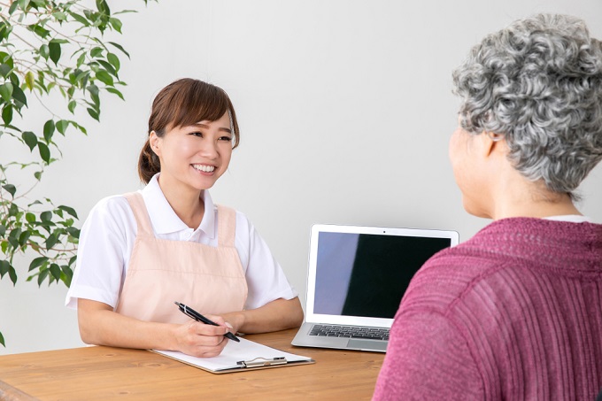 相談にのるサービス提供者