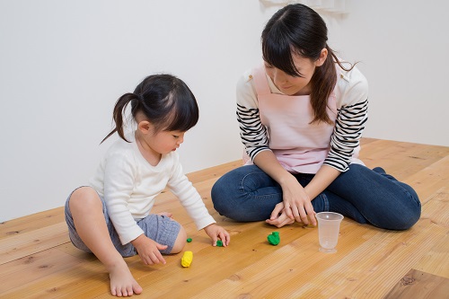 先生と女の子